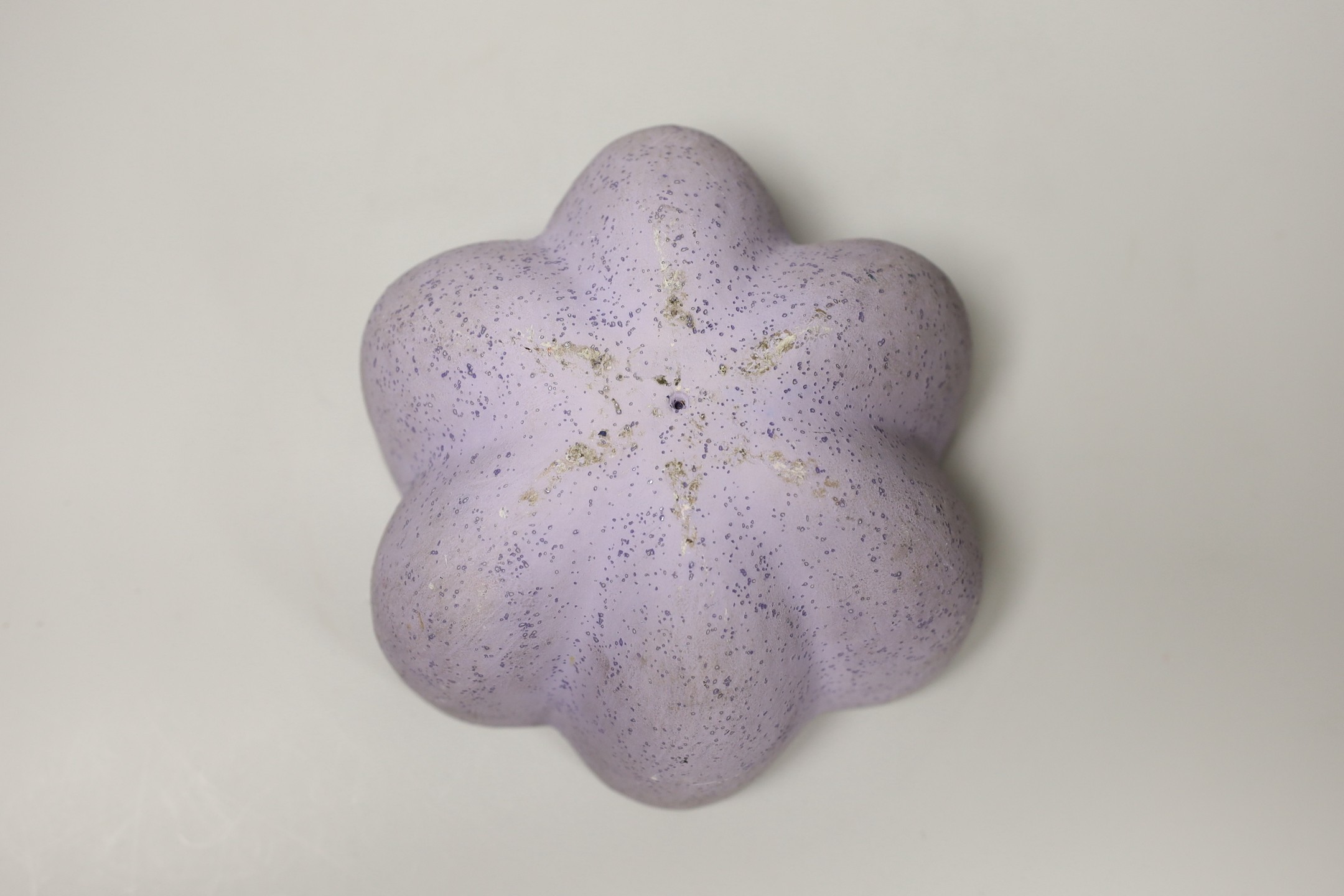 Kate Malone (b.1959), ceramic flower ornament. 9.5cm high